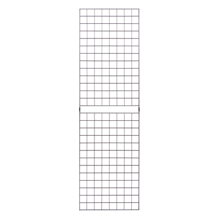 Econoco 2'x7' Black Portable Grid Panel, Pack Of 3 B2X7